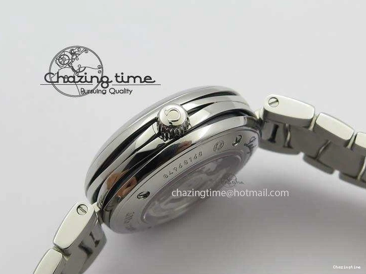 0106 De Ville Lady 34mm SS V6F 1:1 Best Edition Black MOP Dial On SS Bracelet SEIKO NH05A UrbanStyle 8152
